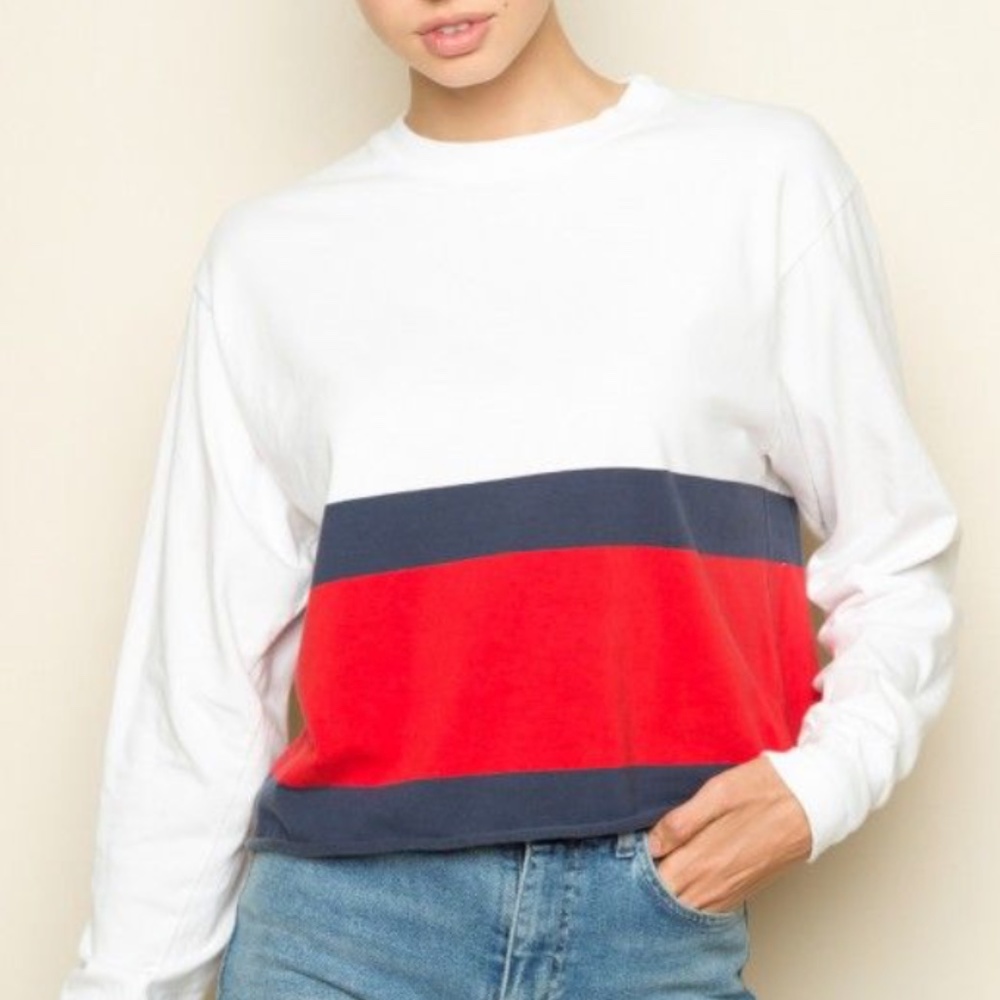 Brandy Melville Long Sleeve Color Block